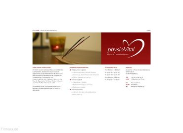 physioVital :: Physio- & Gesundheitspraxis