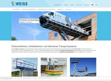 Weiss GmbH Technologie für Fahr- und Hebebewegungen