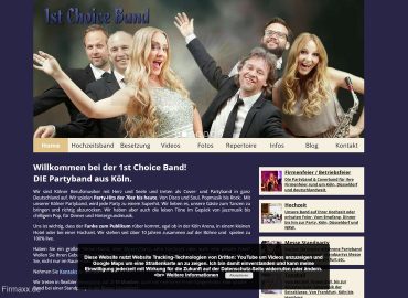 1st Choice Band – Tanzband & Jazzband: von der Messe-Party bis zur Hochzeit