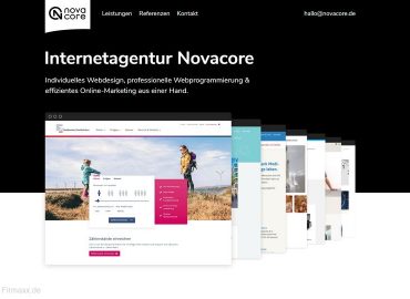 Internetagentur Novacore – Webdesign für Saarland, Rheinland-Pfalz, Berlin