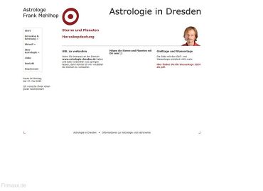 Astrologie in Dresden – Astrologe Frank Mehlhop