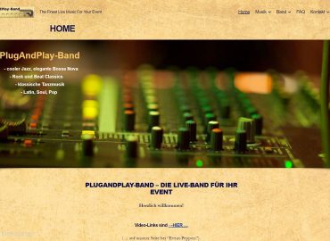 PlugAndPlay-Band – stilvolle Live-Musik für Ihre Hochzeit, Firmen-Event, Party – Empfänge aller Art