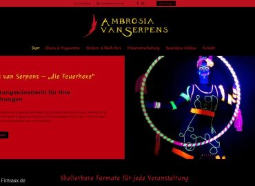 Stelzenläufer, Feuershow, Hexe, Ambrosia Van Serpens