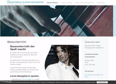 E-Bass-Unterricht  in Mainz